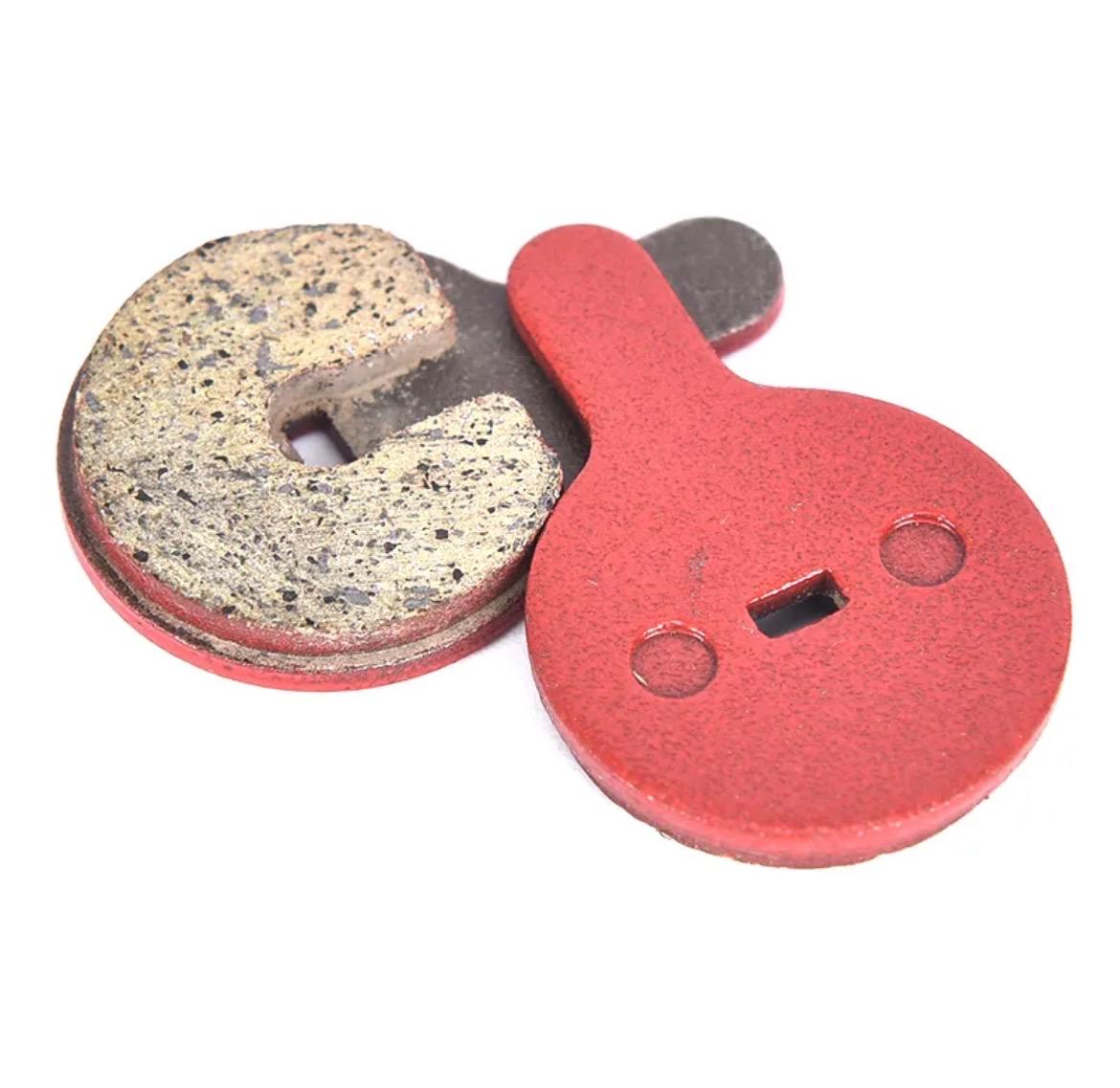 Pair of 1 Mountain Bike Cycling Copper Fiber Metal Disc Brake Pads Bike Accessories Cycle Bicycle Round And Square Brake Shoe Or Brake Pads Cycle