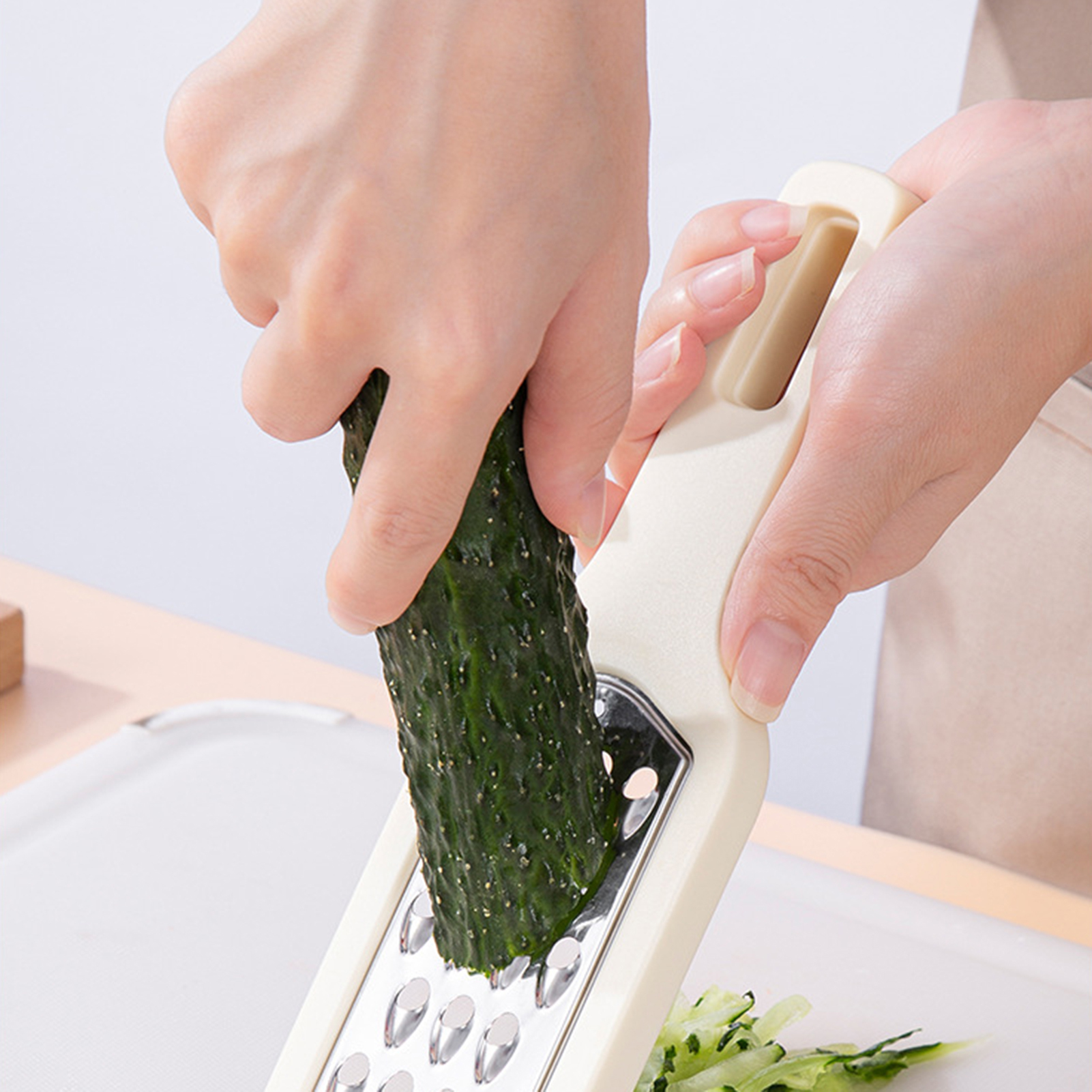 Potato Shredder Ergonomic Handle Portable Manual Fruit Carrot Cheese Butter Grater (Set Of 3)