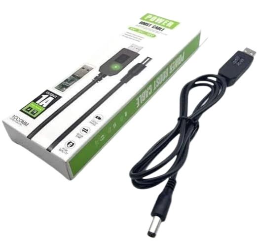 Router Cable WiFi to Powerbank Cable Connector DC 5V 9V 12V USB Cable Boost Converter Step-up Cord for Wifi Router