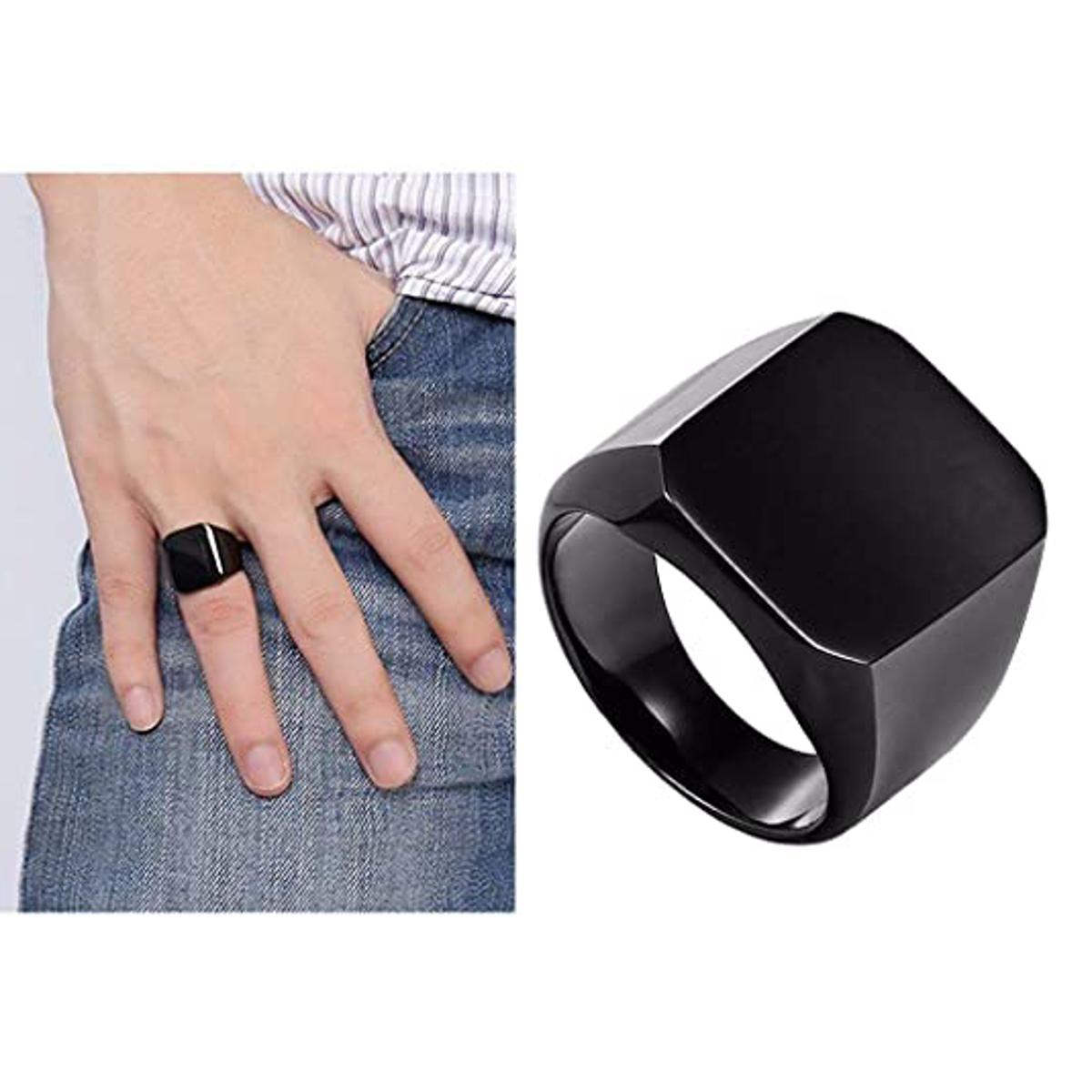 Titanium Ring Fashion Stainless Steel for men