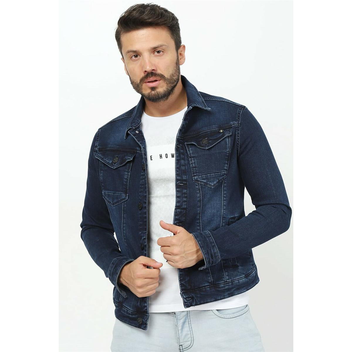 Mens Denim Jacket Lycra Best Quality By FlashStores