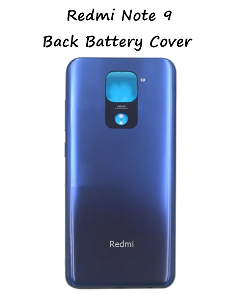 Redmi Note 9 Back Battery Cover Rear Door Housing Case with Buttons and antenna, Back Panel for Redmi Note 9