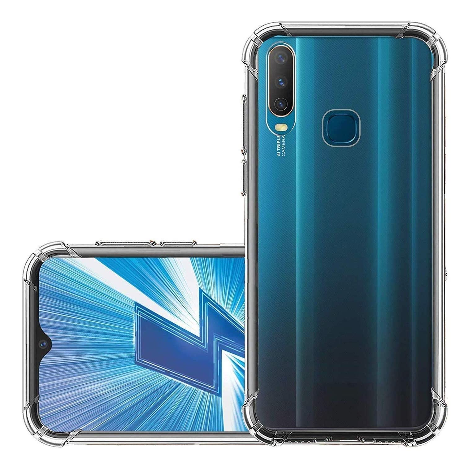 Stylish Vivo Y11 Back Side VIVO Y11 Back Cover Transparent Extra