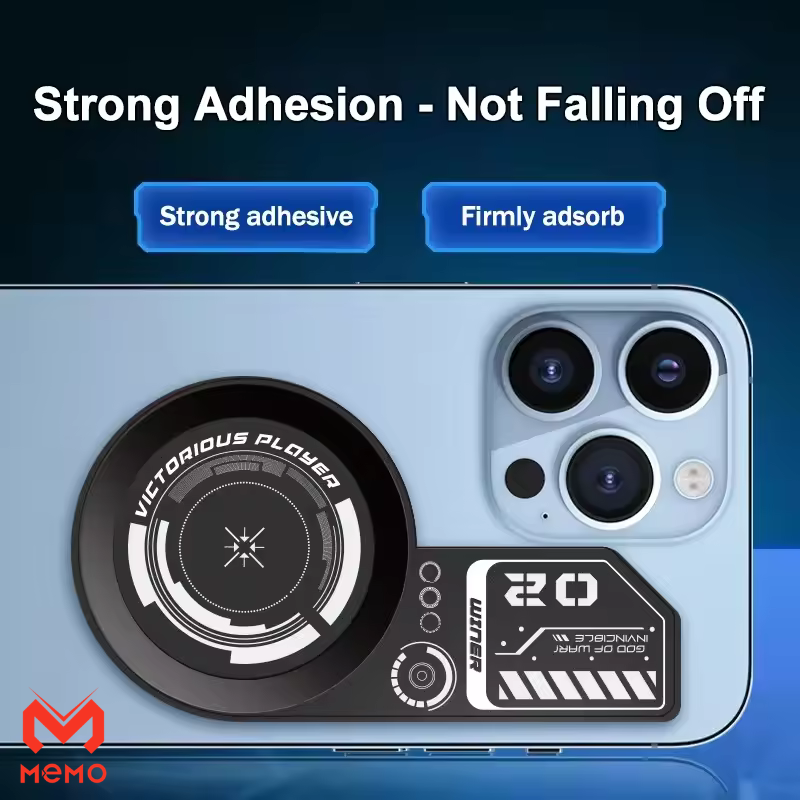 MEMO Mobile Cooling Fan Plate | Phone Magnetic Cooler Sticker Heat Sink for Fan Radiator (Strong Adhesive) - Memo VC01 Aluminium Vapor Chamber Gaming Cooling Pad