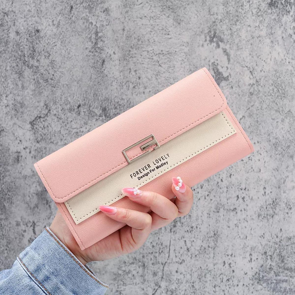AIREEBAY Long Wallet For womens Nd girls