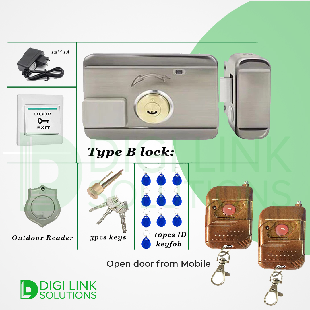 Door Lock Access Control system Electronic integrated Rfid, wireless