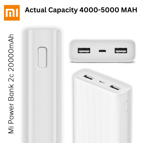 “Xiaomi Redmi 20000mAh Portable Power Bank – Fast Charging High-Capacity Battery Pack for All Smartphones”