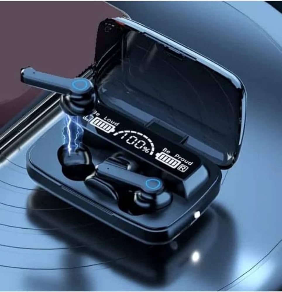TWS True Wireless Stereo Bluetooth Earphones Headset With HiFi Stereo Sound & Touch Control System Connected With All Bluetooth Devices.