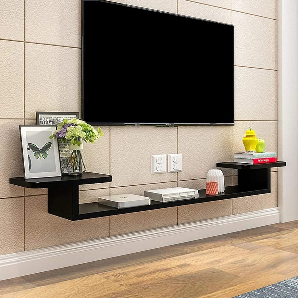 Led tv shelf Wall mounted lcd racks Floating tv stand Tv enterianment