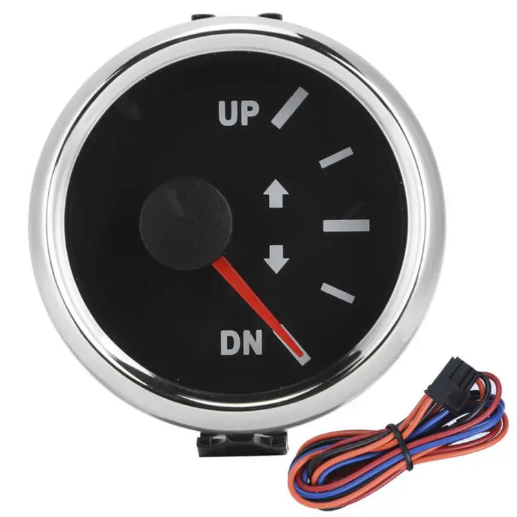 52mm/2in UP-DN Boat Trim Gauge 0-190ohm Signal Tilt Indicator Red Backlight:  Buy Online at Best Prices in Pakistan