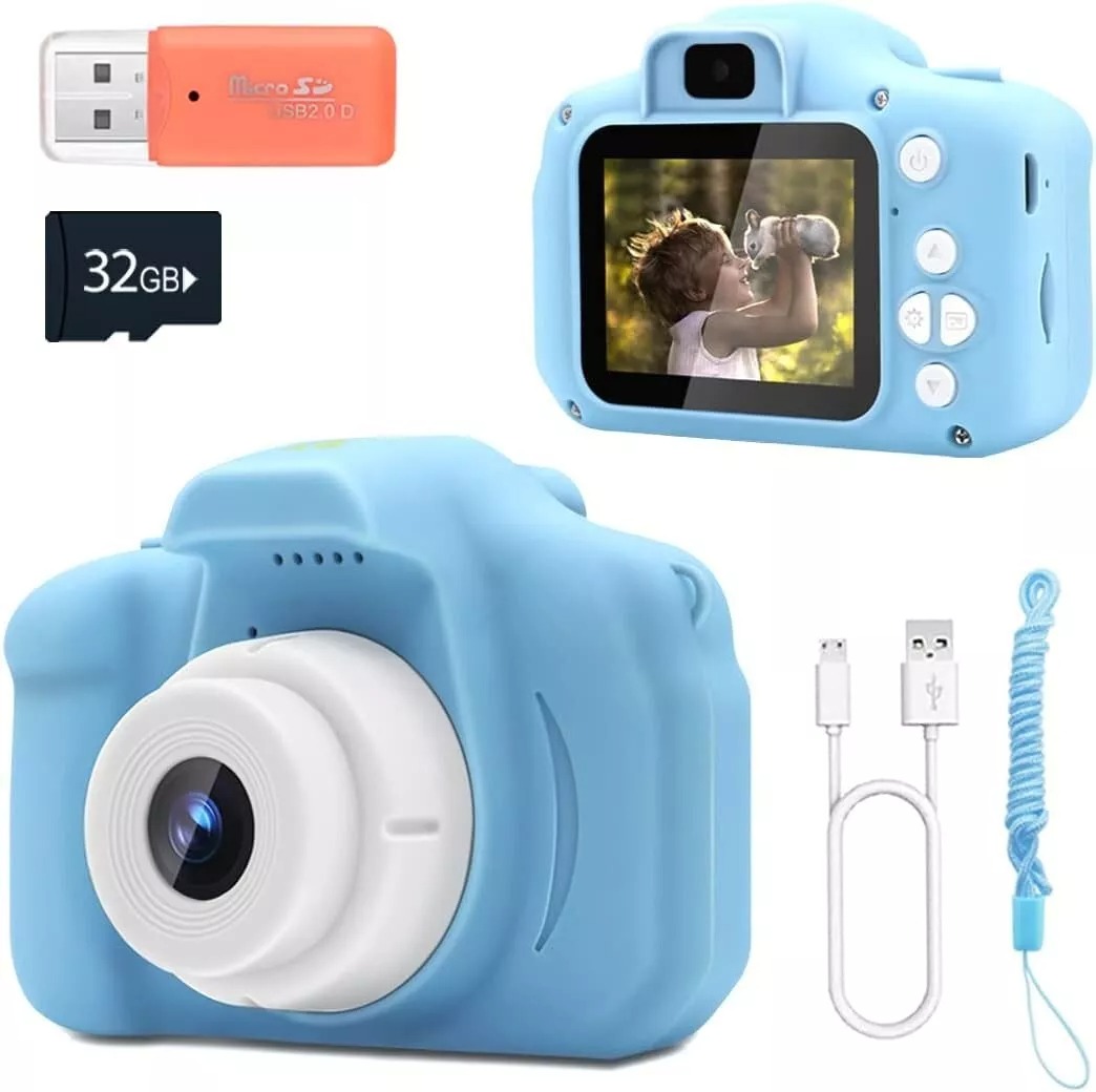 ViralCam Kids 2 Inch Mini Digital Camera – Rechargeable Toy Camera for Children | Safe & Lightweight Kids Camera Toys with Fun Filters | HD Photos & 1080P Videos | Best Birthday Gift for Boys & Girls  | Mini HD Color Display Camera