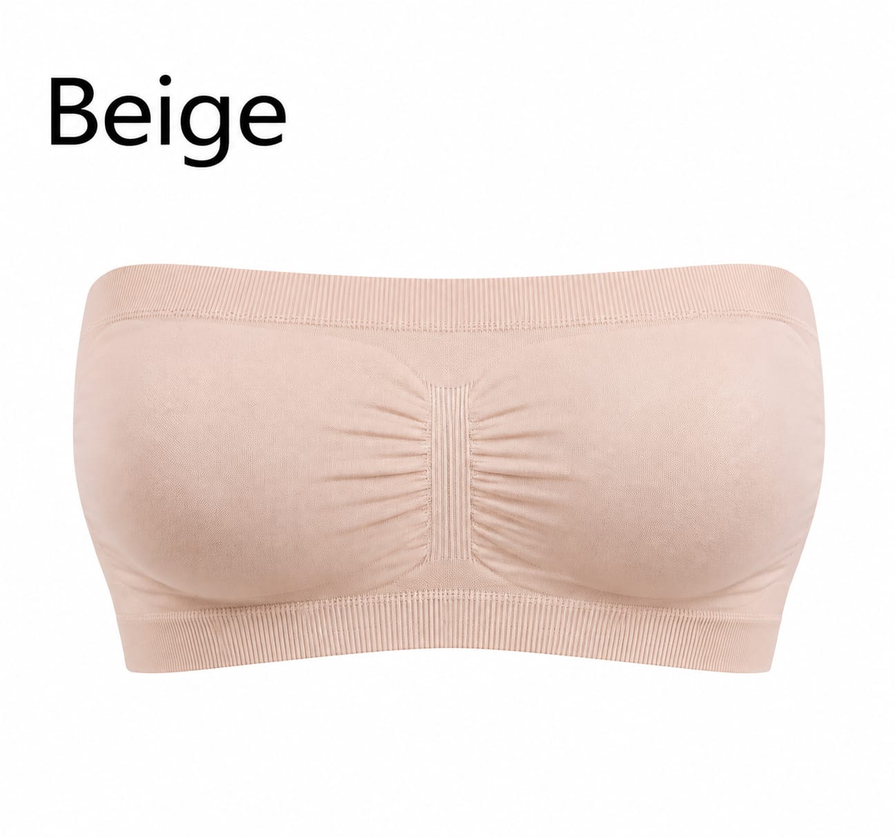 Stretchable Comfort Strapless Bra Non-Slip Soft & Perfect Fit Everyday Seamless Tube Bra