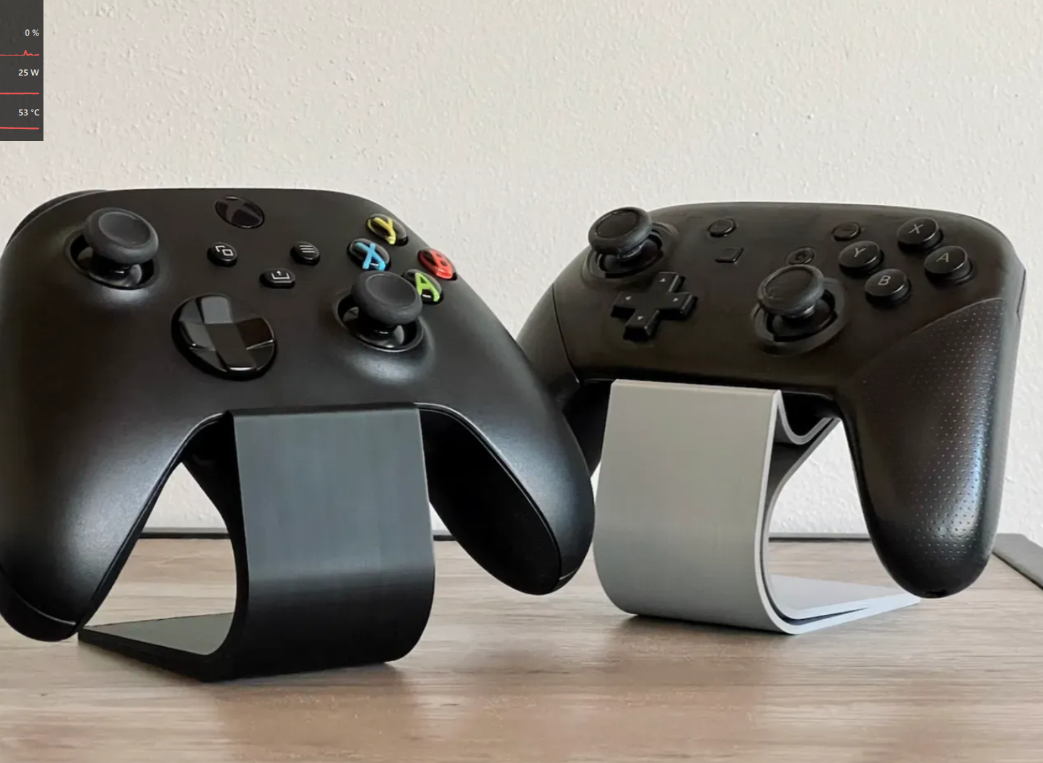 Controller Stand for PS5 PS4 Xbox One Xbox Series S/X | PLA+ Gaming Controller Holder | Desk Display Stand | Black White Red Purple Golden
