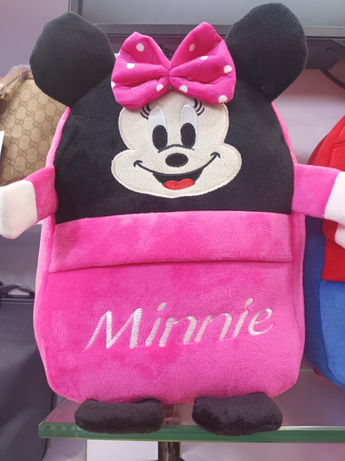 Cartoon Character Backpack for Small Kids plush Stuff Bag Size 13 inches (Lasani Traders)