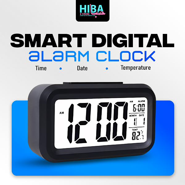Smart Bedside Digital LED Alarm Clock Table Clock | Digital Table Clock