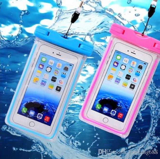 Waterproof Case Underwater PVC Bag Transparent Touch Screen Premium Cell Phone Pouch Mobile Cover For Travel Water Proof