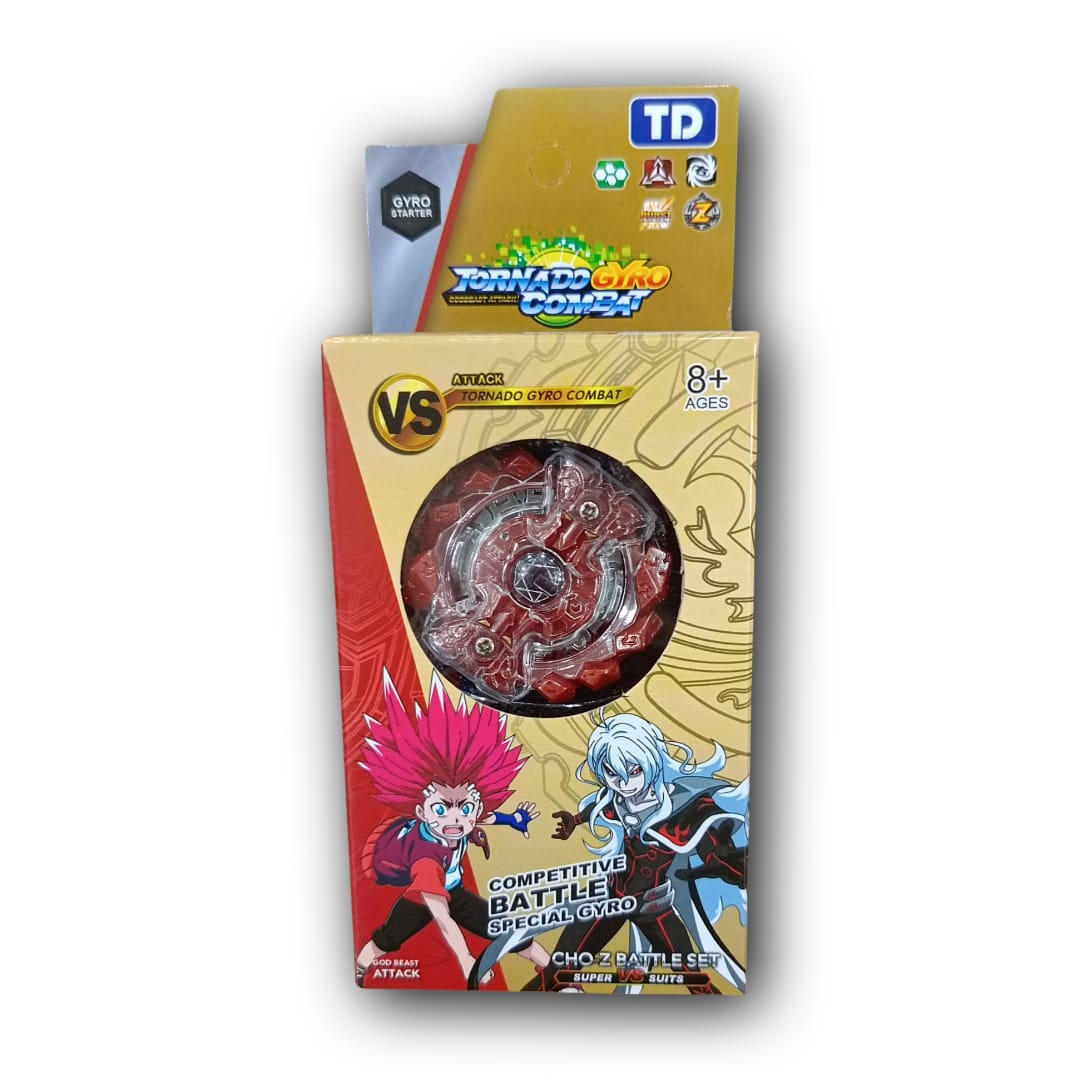 Thunder Metal Body String Launcher Beyblade With Stickers Spinning Tops For Kids