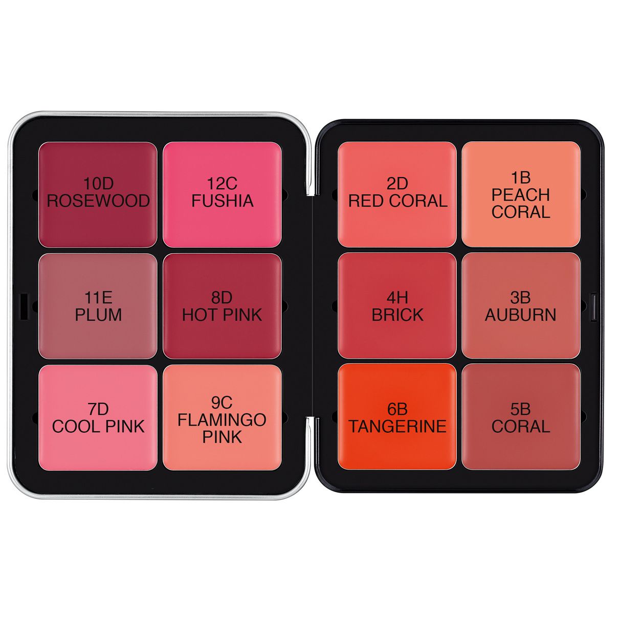 Makeup Forever Ultra HD Creamy Blush Palette 12 Color - Natural Finish, Long-Lasting, New