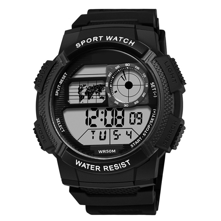 Military Men's Digital Sports Watch For Men Boys Waterproof with LED Back light Digital Watch for Men
