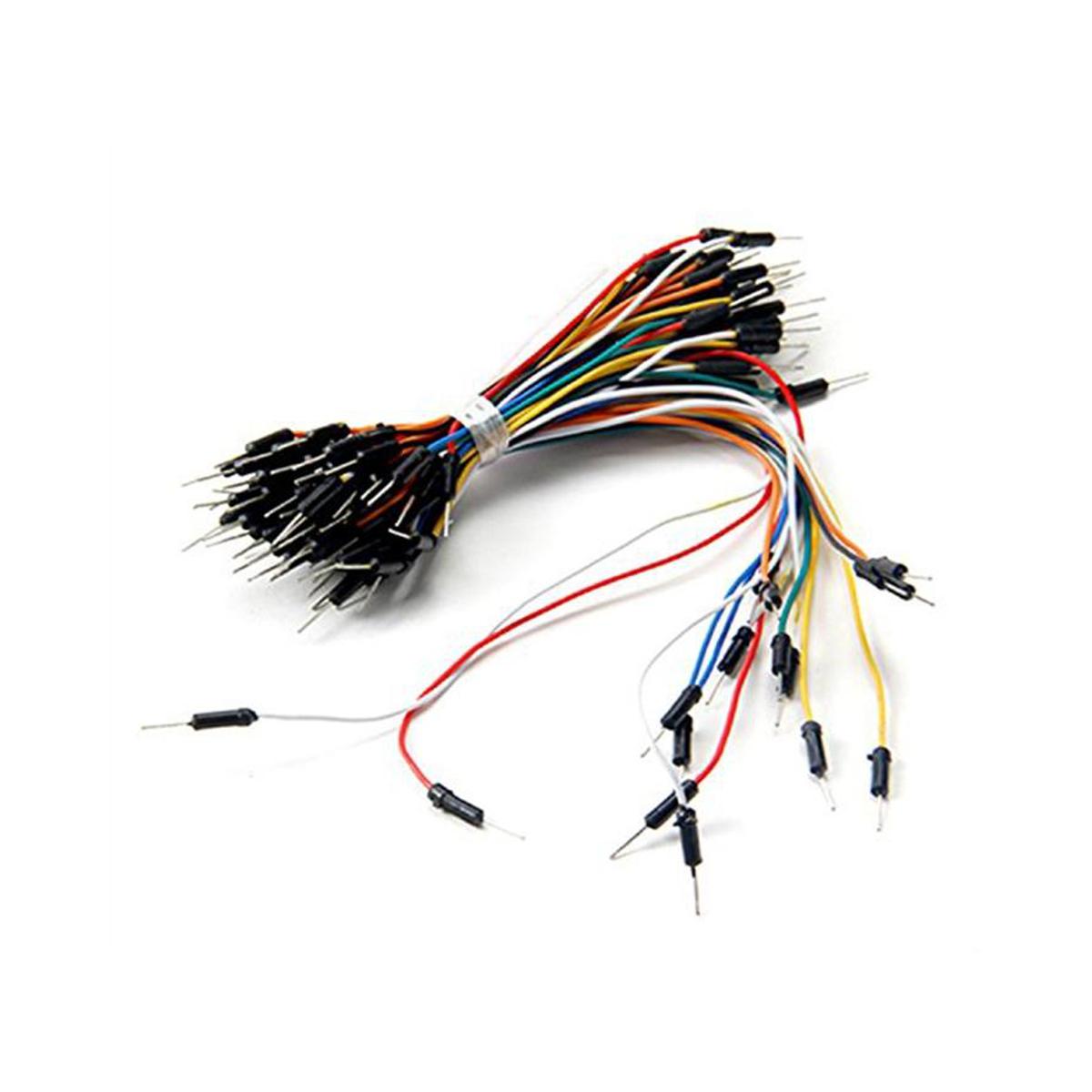 65pcs Jump Wire Cable Male to Male Jumper Wire for Arduino Breadboard