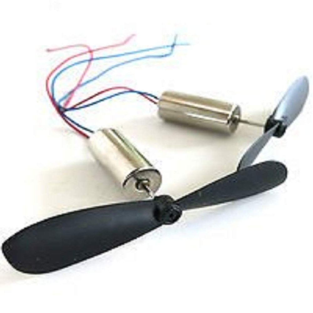 Pair of 3.7V DC small motor with propellers copter