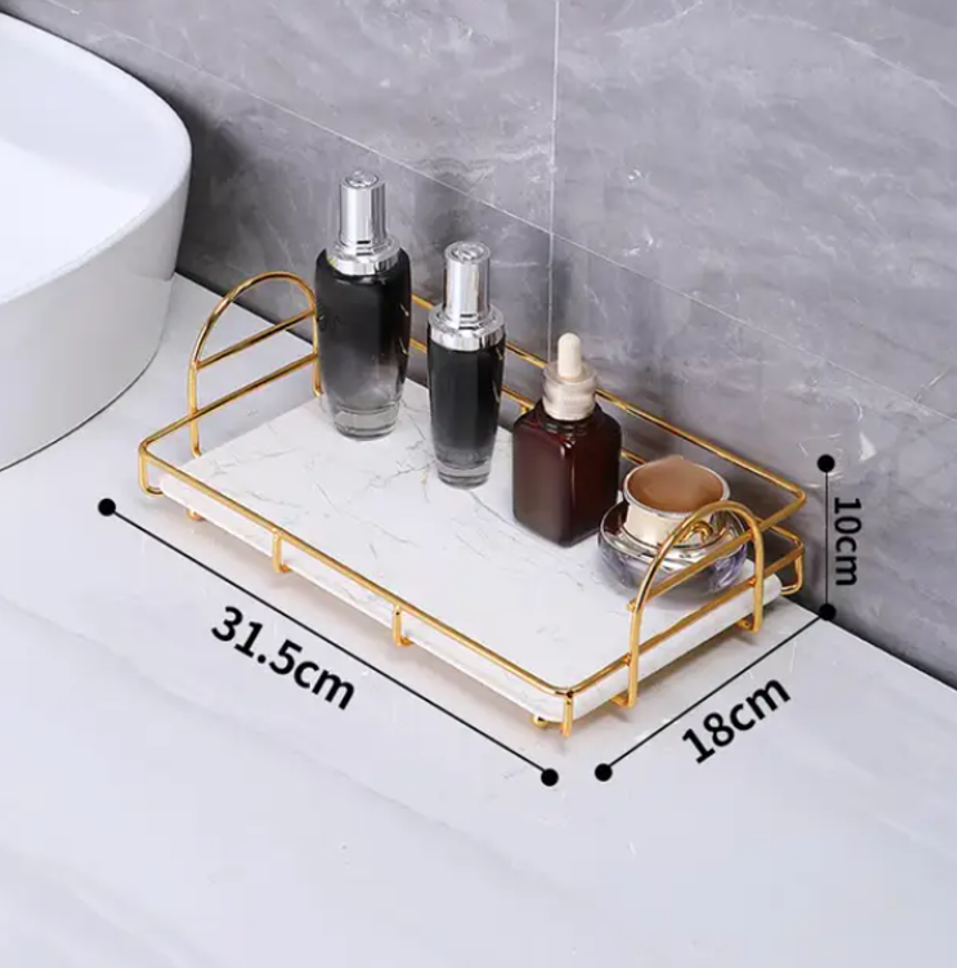 Cosmetics Storage Organizer Facial Care Product Storage Rack Wire ...