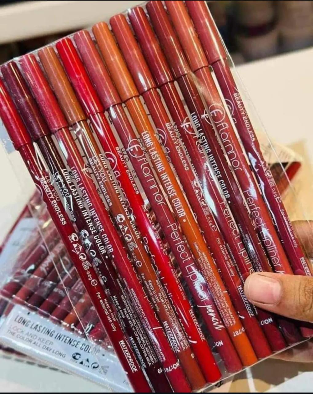 Pack of 6 & 12 Lip Pencils Lipsticks Muticolor Lippencils Dark Shades Matte 12/6Pcs Professional Lip Liner Set, Waterproof Matte Lip Liner Pencil, Smooth Lip Makeup Cosmetic Pen Set