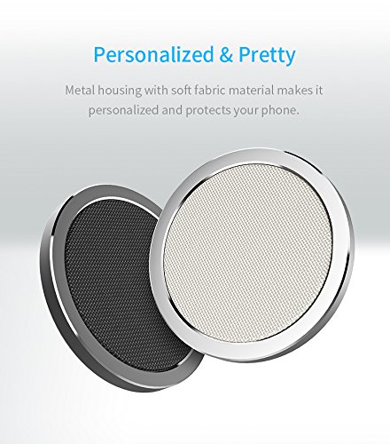 DIVI High Power Qi Fast Wireless Charger Charging Pad Round Wireless Charger Base for All Mobile Phone