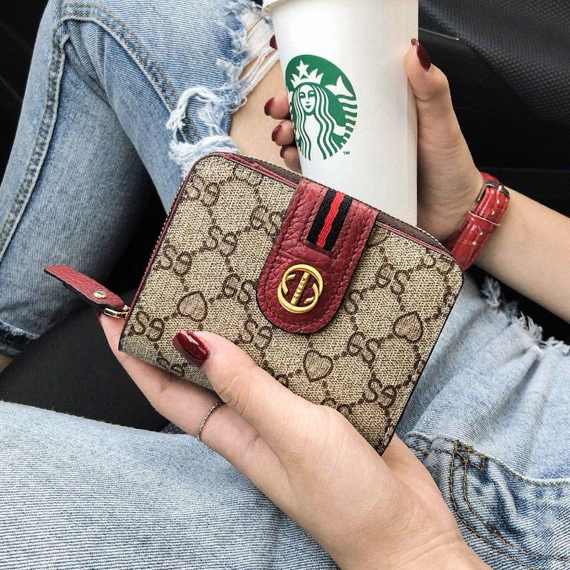 Short Women Wallets Small Slim Luxury Wallet New Fashion Pu Leather Female Purse Designer Money Bag Card Holder, wallets For Girls