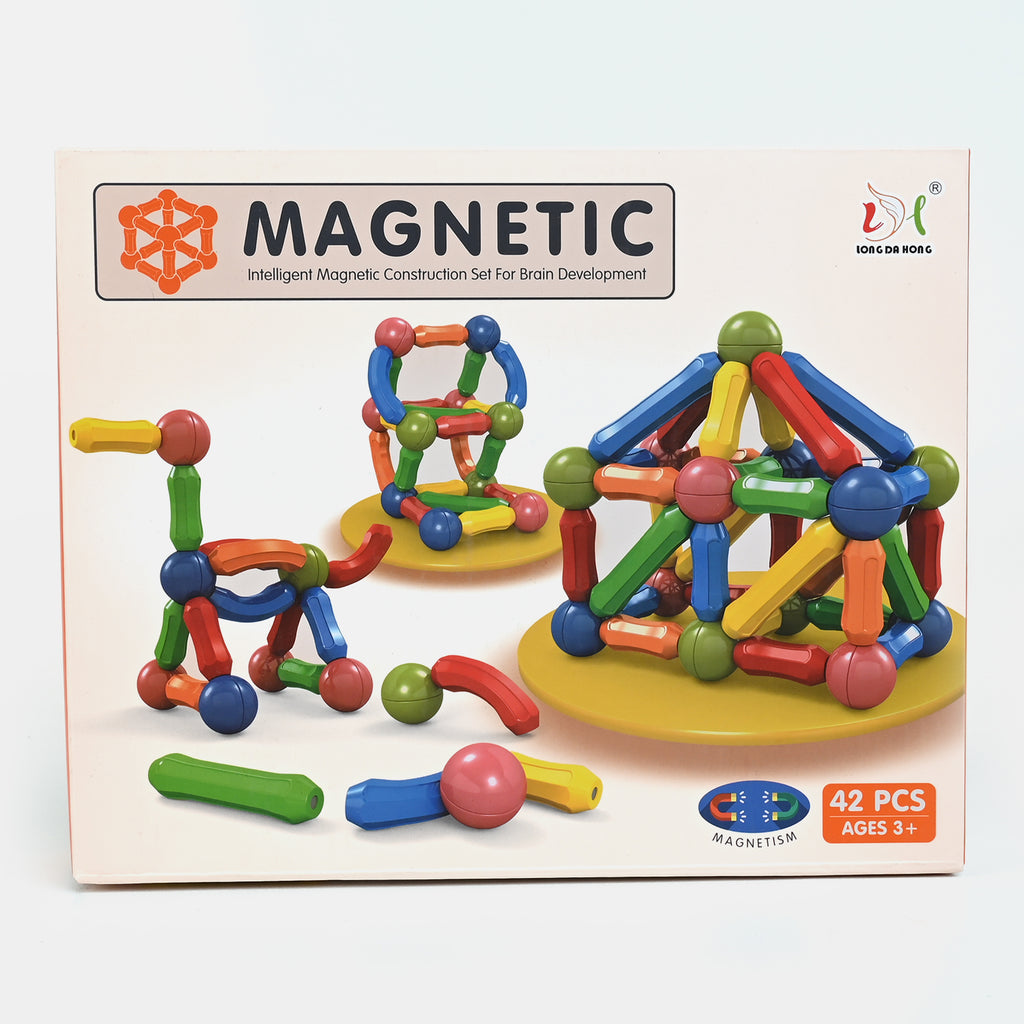 Magnetic Bar Blocks , High-Quality   Magnetic Bar Blocks - Fun and Educational Building Set, Perfect for Kids, Educational Toy For Kids ,"Build, Play, Learn , Intelligent Magnetic Rod Puzzle For Kids
