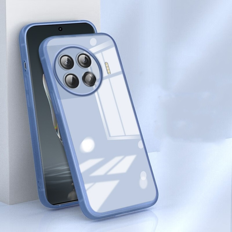 For Tecno Spark 20 Pro + Case Camera Protection Semi Transparent Soft