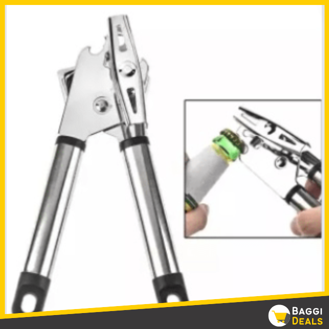 Tin Can Ripper Stainless Steel Tin Can Cutter and Bottle Opener | Daraz.pk