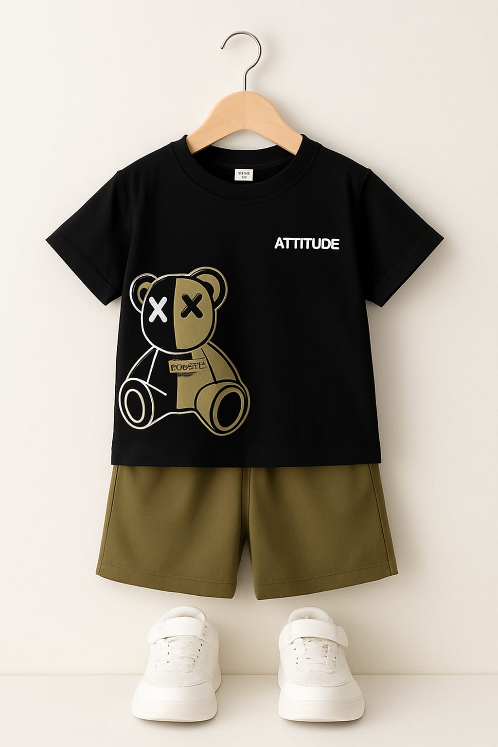 T-Shirts and Short Nickers For Baby Girls Clothes Sets Fashionable dress
