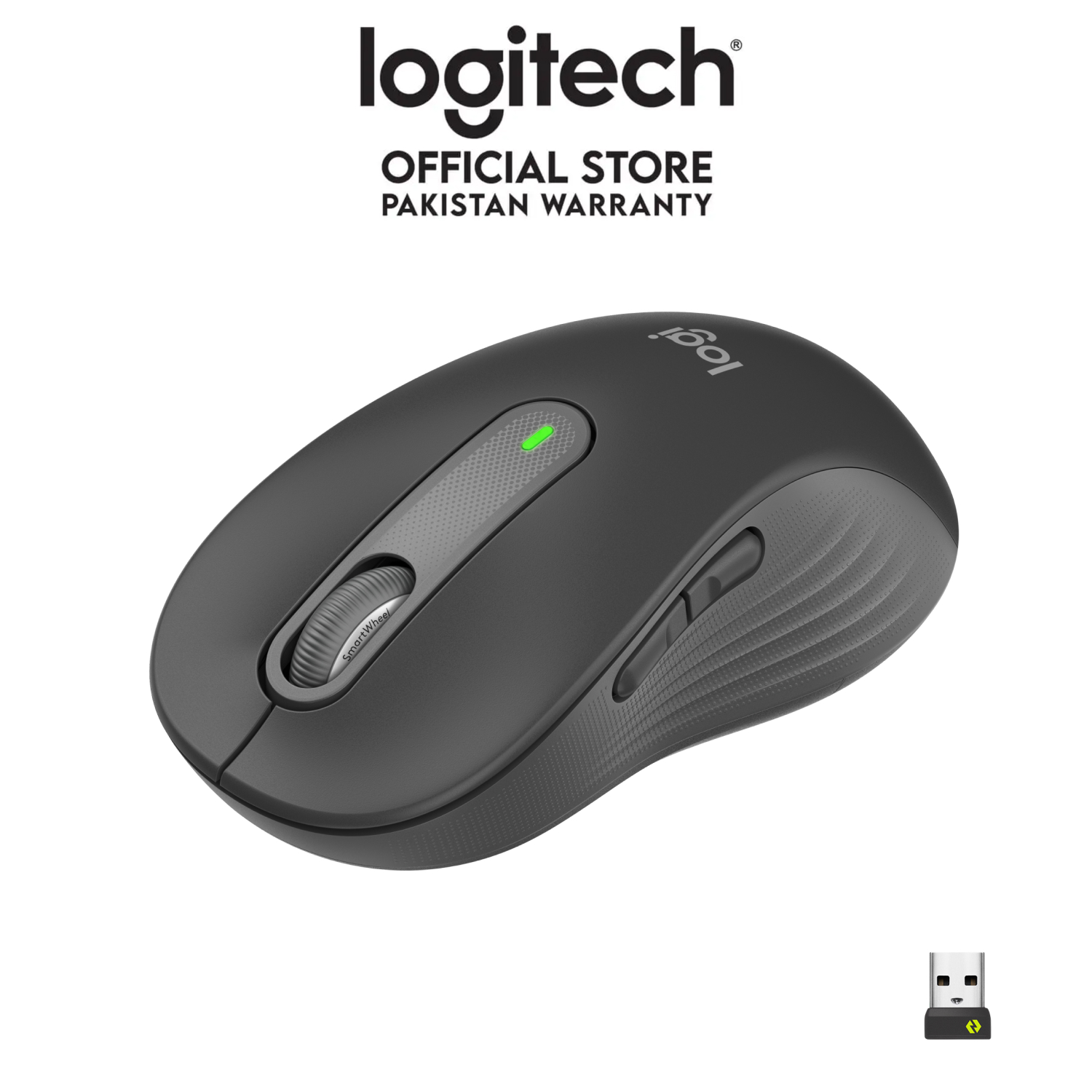 Logitech Signature M650 L Wireless Bluetooth Mouse - Graphite