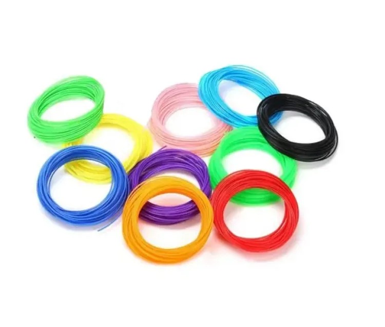 Pack of 5 3D PEN WIRES FILAMENTS Multicolor Refills for 3D Printing Pen 1.75mm Filaments 5 Meter Length