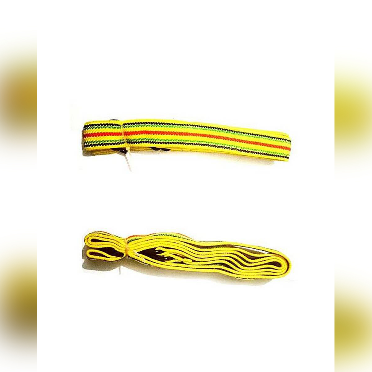 Luggage Tied Rope Stacking Banding Elastic Cord Strap For Motorcycle, Bicycle - Yellow