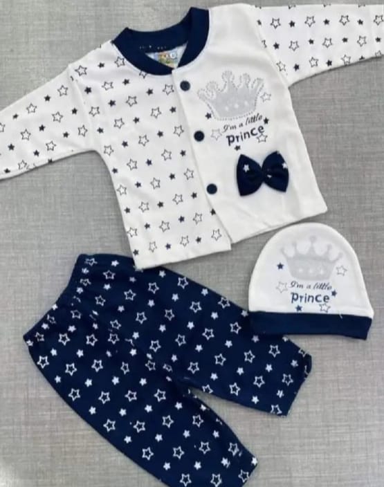 New born Baby And Baba Dress With Cap