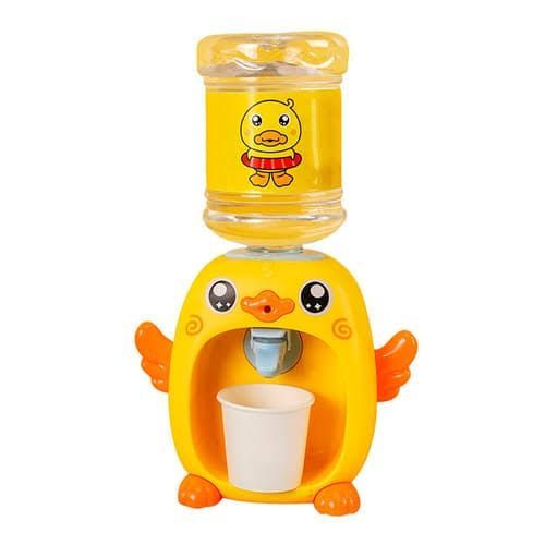 Mini Cute Little Duck Dispenser With Plastic Glass For Kids
