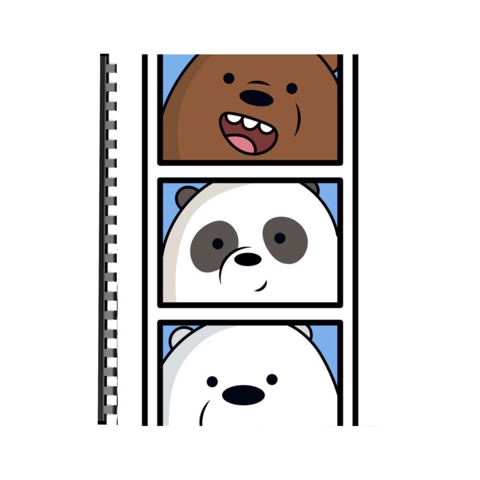 WE BARE BEARS NOTEBOOK A4 SIZE ARTICLE (2139) | Daraz.pk