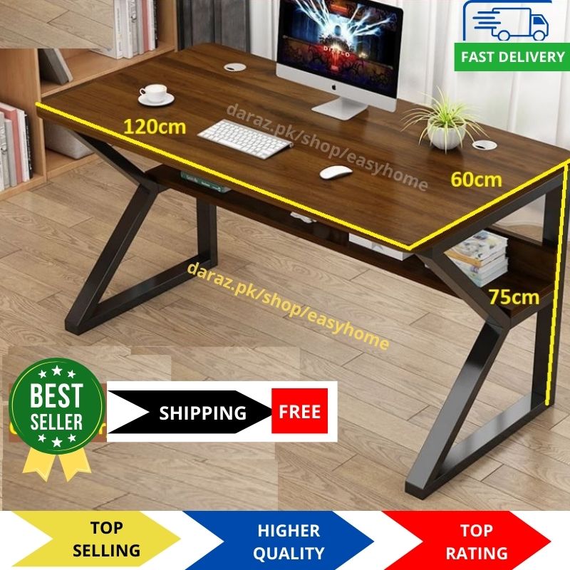 Premium Quality Table Strong Study Table  Computer Desk  Office Workstation  Gaming Table in 4ft & 3ft Length Modern K Shape  Laptop Table Office Desk