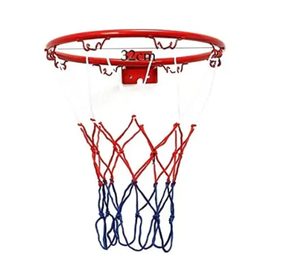 Basketball Net With Ring - Black