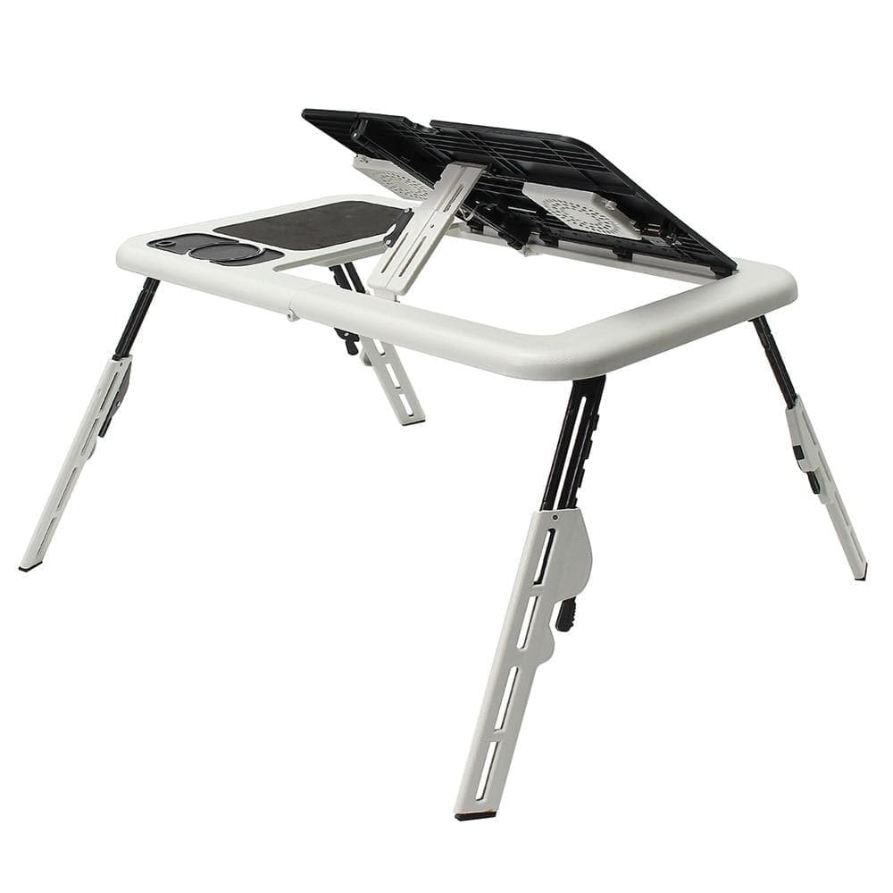 MultiFunction Folding Laptop Desk Table Laptop Stand Holder With 2 USB