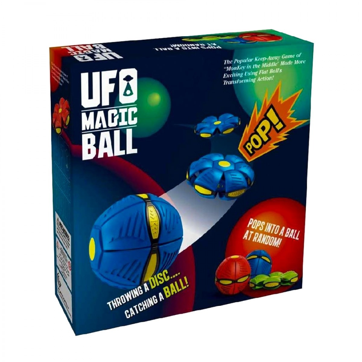 Liberty Mall Magic Flying Saucer Ball Frisbee Deformation UFO Football