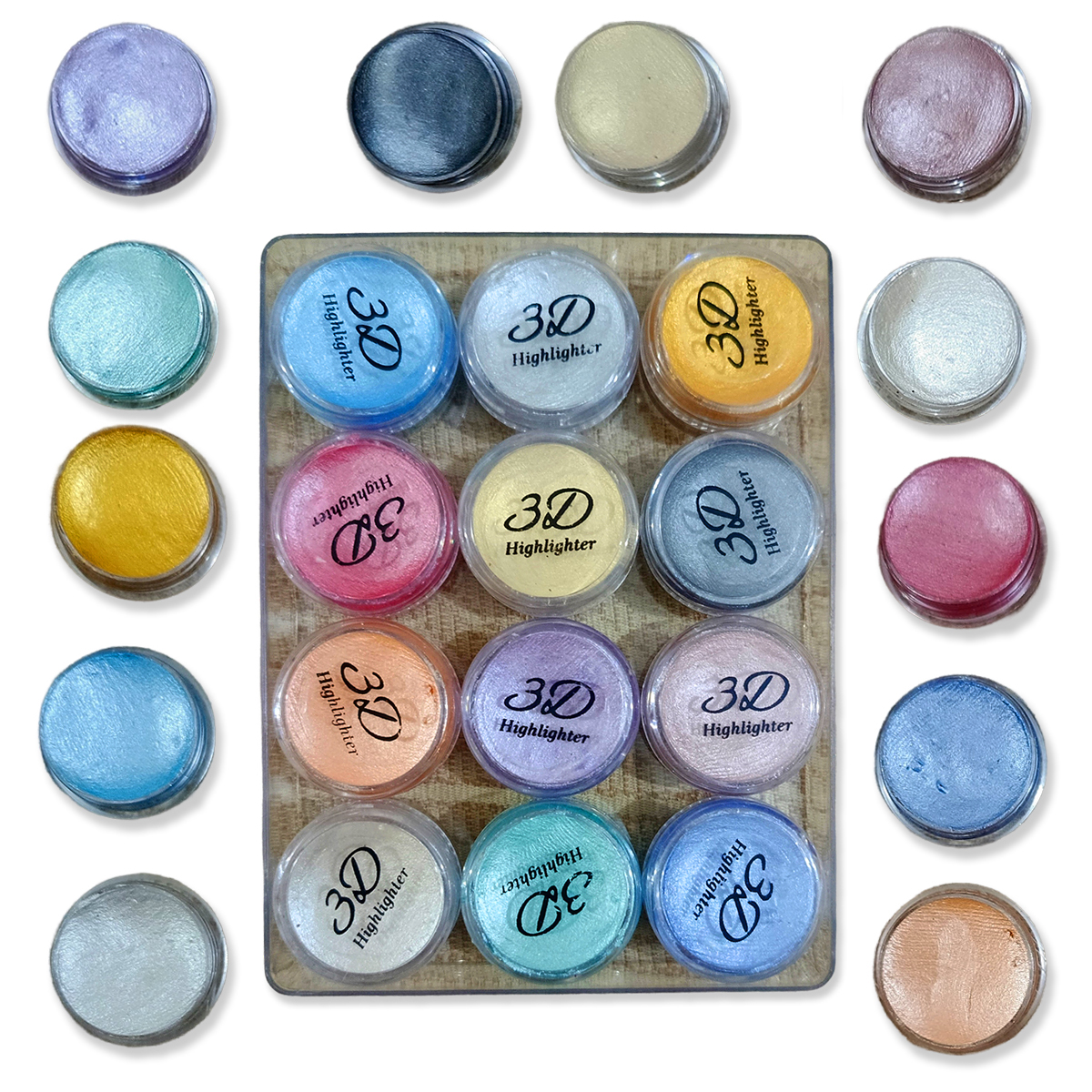 12 Color Creamy 3D Eyeshadow Palette Professional Makeup Trendy Kit Set Loose Pigment Sparkling Dusty Glitter Powder Pallet Box Fixing Highlighter Face Body Matte Nude Large Size Tray Cosmetic Shimmer Shiny Pallete 12 Shades Pressed Eye Shadow Pallete