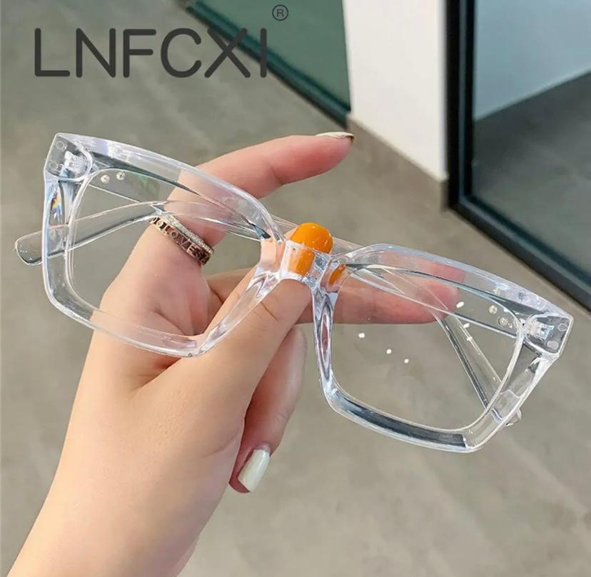 Men and Women Anti Blue Light Glasses UV400 Sunglasses Transparent frame Day Night Dual Use Safety Driving Light Weight Sport Night-vision Eyewear
