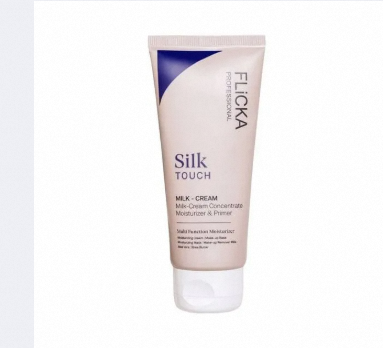 Original 100% Flicka Professional Silk Touch Milk Cream Moisturizer & Primer | Hydrating Face Cream for Smooth & Glowing Skin