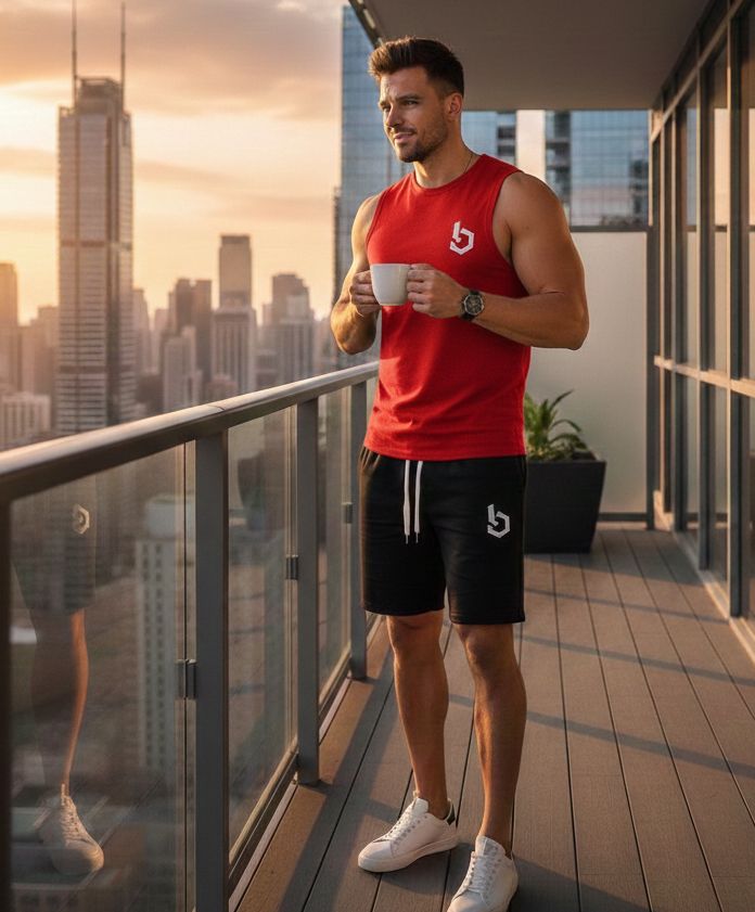 Colorblock Men Track Suit T-shirt & Trouser For Men