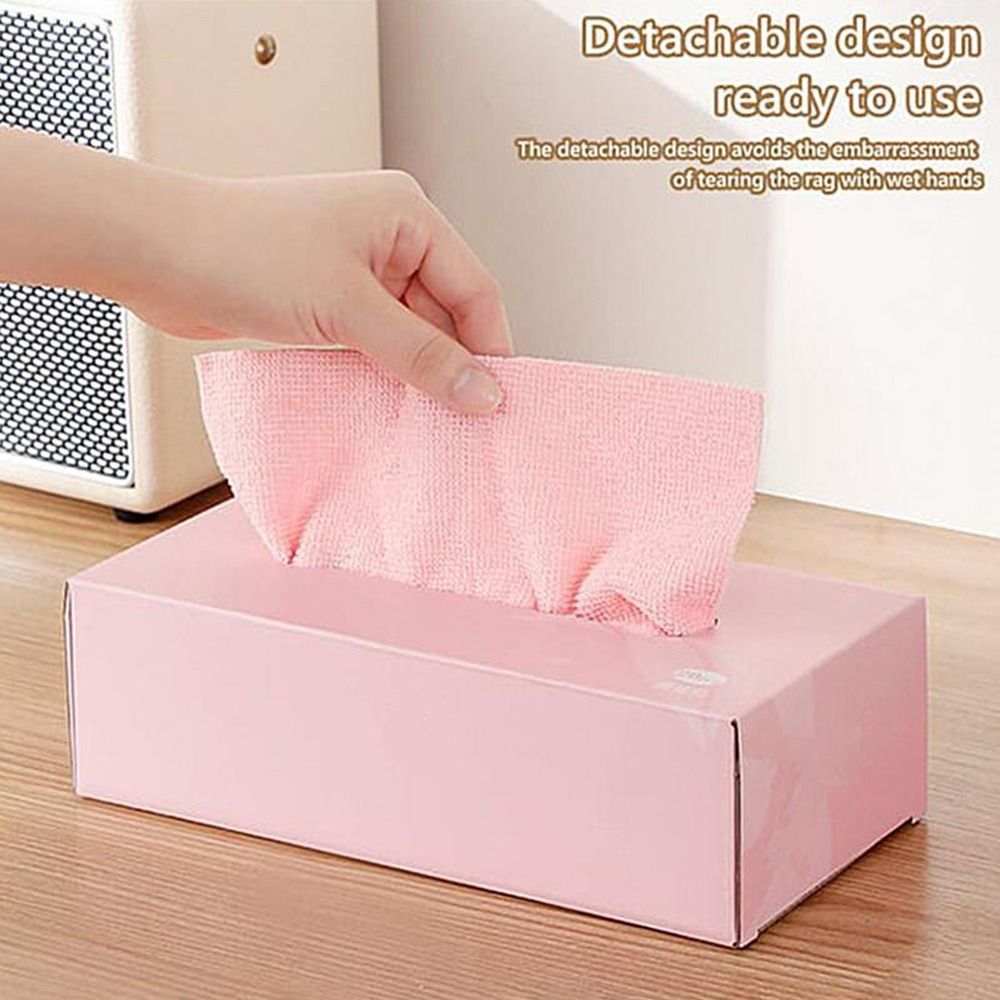 20Pcs-Box Colorful Home Cleaning Kitchen Dish Cloth Napkins Tableware Absorbent Microfiber Towel Non-Stick Oil Dish Rags Dishcloth Kitchen Home