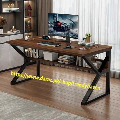 Gaming Table and Office working Table, Study Table, Writing Table, Laptop Table, Computer Table, Metal powder coating iron frame, best suited for Home Office and Living Room Furniture,