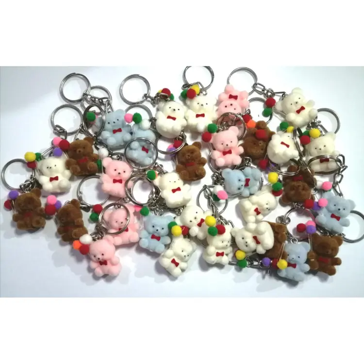 Mini teddy bear on sale keychain